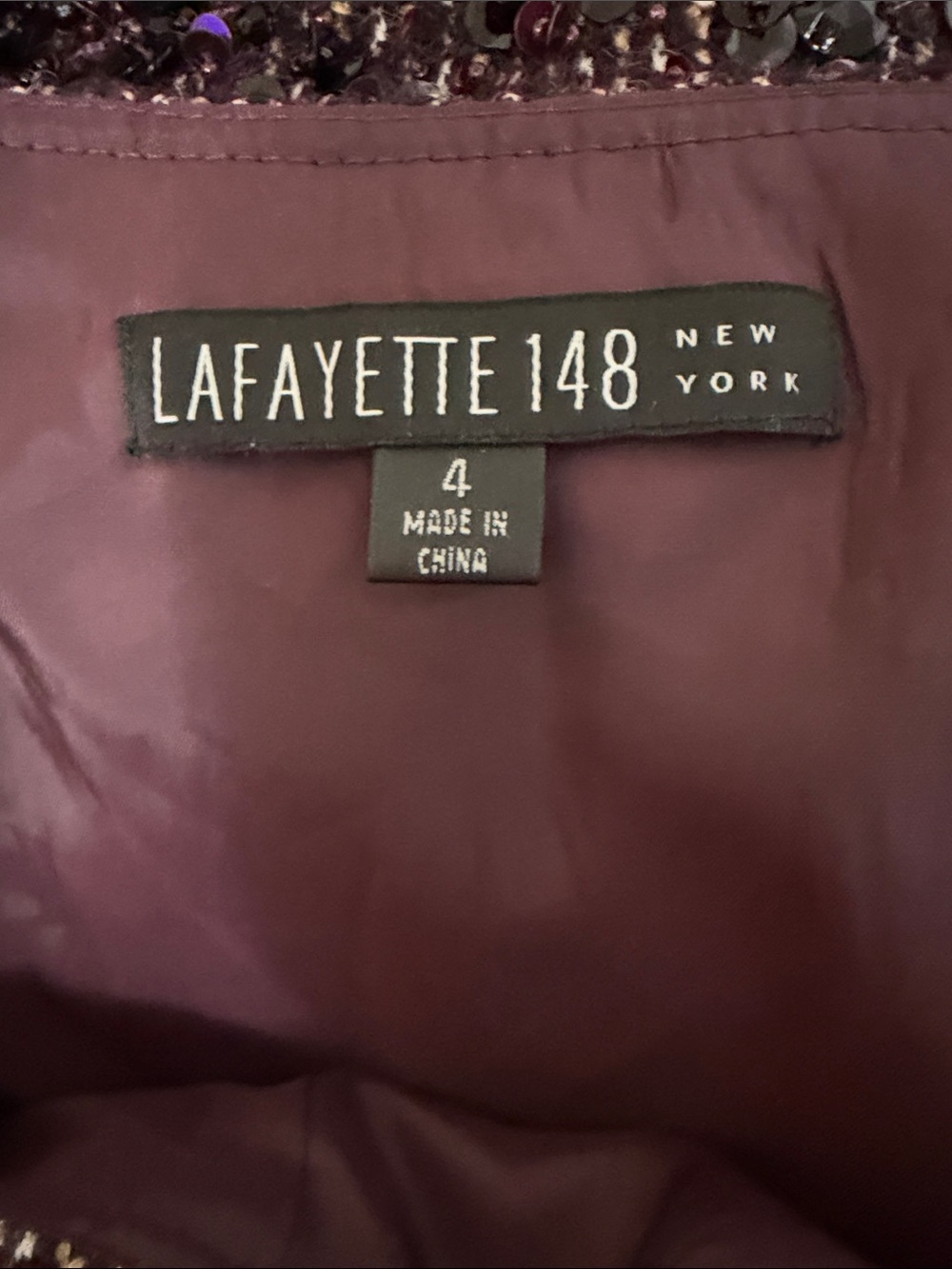 Lafayette 148 New York brown tweed hand beaded academia pencil wool skirt 4 - Picture 9 of 15